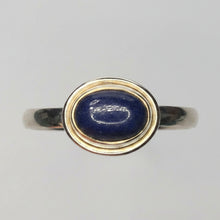 Load image into Gallery viewer, Lapis Lazuli sterling silver ring size 8   (AC203)
