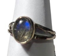 Load image into Gallery viewer, Labradorite Sterling silver ring size 14    (ER34g)
