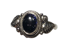 Load image into Gallery viewer, Blue Sun Stone Sterling silver ring size 7   (DC355)
