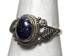 Load image into Gallery viewer, Blue Sun Stone Sterling silver ring size 6   (DC354)
