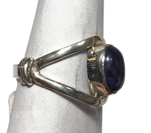 Load image into Gallery viewer, Charolite Sterling silver ring size 5    (ER28c )
