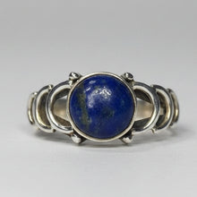 Load image into Gallery viewer, Lapis Lazuli Sterling silver ring size 7   (AC295)
