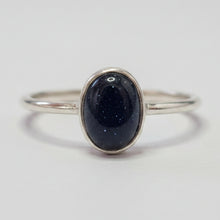 Load image into Gallery viewer, Blue Sandstone Sterling silver ring size  13, 14  (AD17)
