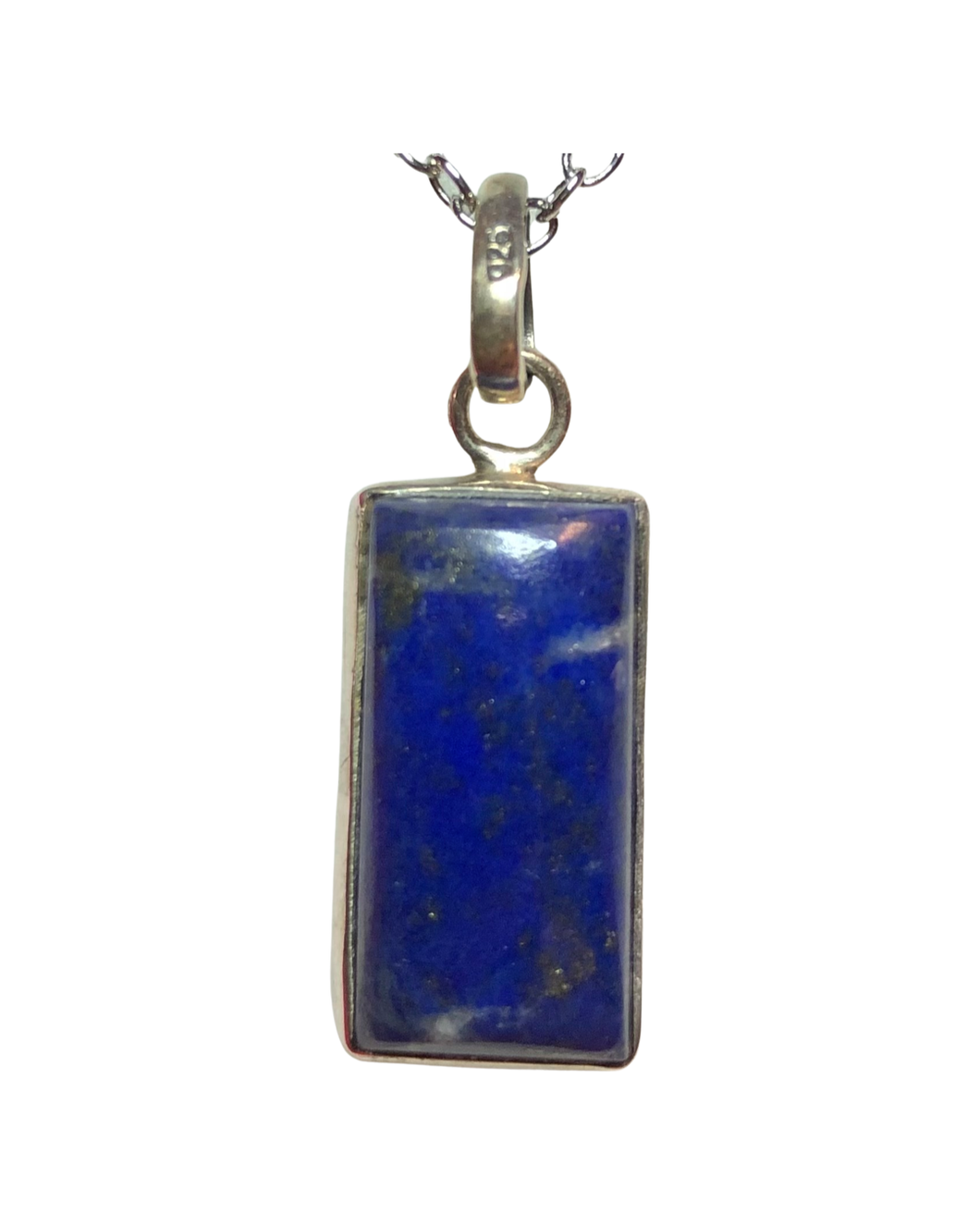 Lapis Lazuli Sterling Silver Pendant (PA434)
