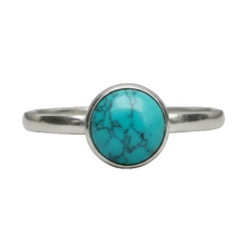 Load image into Gallery viewer, Turquoise Sterling silver ring size 7   (AC263)
