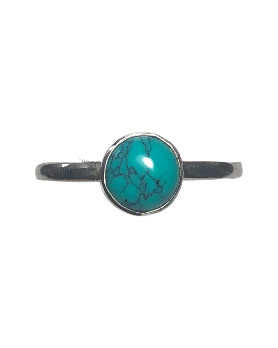 Turquoise Sterling silver ring size 7   (AC263)