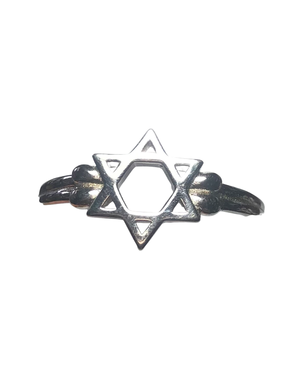 Star of David Sterling Silver ring  sizes  4, 5, 10, 11  (AB01)