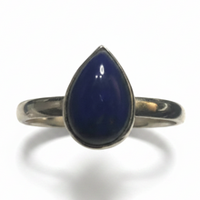 Load image into Gallery viewer, Lapis Lazuli Sterling silver ring size 9   (AR52)
