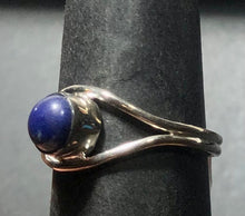 Load image into Gallery viewer, Lapis Lazuli Sterling silver ring sizes  8   (DC199)
