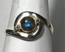 Load image into Gallery viewer, Labradorite Sterling silver ring size 9  (DC230)

