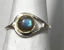 Load image into Gallery viewer, Labradorite Sterling silver ring size 14    (ER53i)
