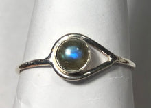 Load image into Gallery viewer, Labradorite Sterling silver ring size 4    (ER53h)
