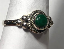 Load image into Gallery viewer, Malachite Sterling silver ring size 9     (DC147)
