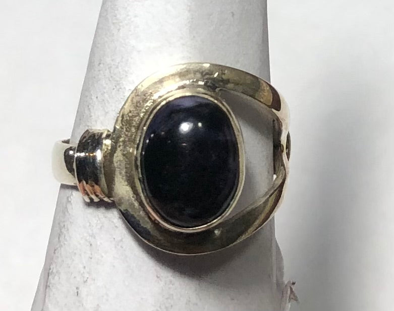 Charolite Sterling silver ring size 5    (ER28c )