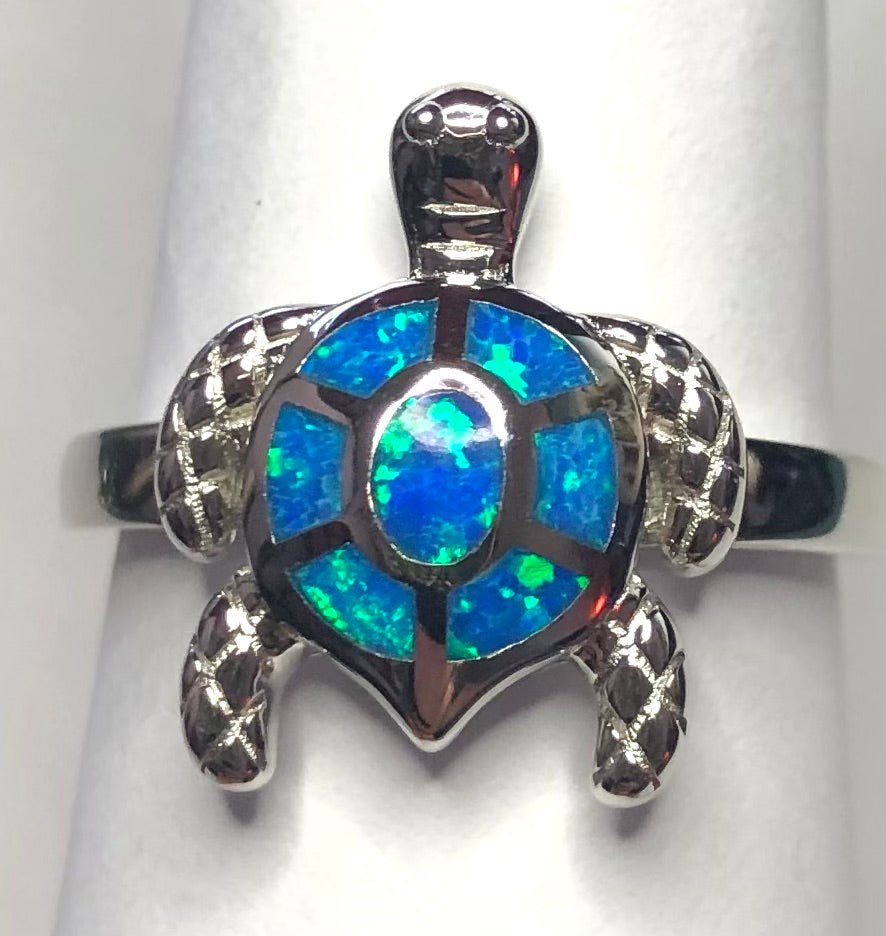 Turtle Sterling silver rings  sizes 11  (CR16)