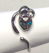 Load image into Gallery viewer, Cat Sterling silver rings  sizes 9, 12, 13   (CR14)
