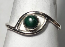Load image into Gallery viewer, Malachite Sterling silver ring size 9     (DC202)
