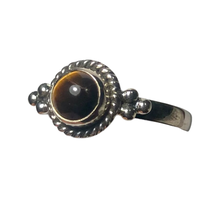 Load image into Gallery viewer, Tigers Eye sterling silver ring size 8   (DC138)
