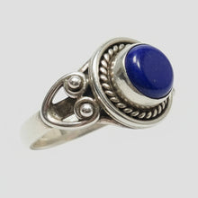 Load image into Gallery viewer, Lapis Lazuli Sterling silver ring sizes  7   (AC287)
