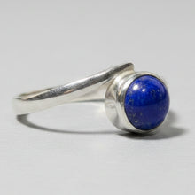 Load image into Gallery viewer, Lapis Lazuli Sterling silver ring sizes  7   (DC210)
