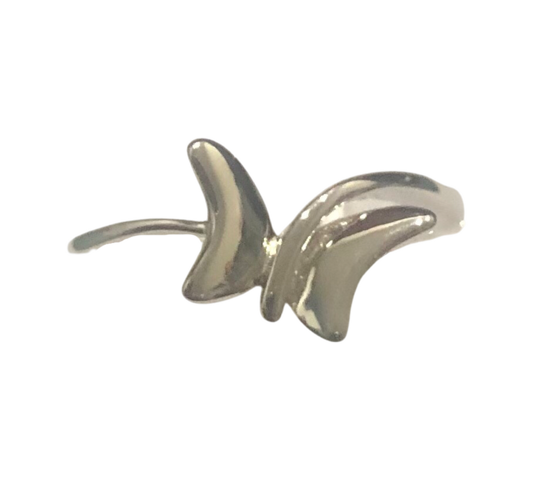 Sterling Silver Butterfly ring available in sizes    3, 5, 7, 10, 11   (AS22a)