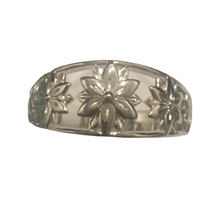 Load image into Gallery viewer, Sterling Silver Flower ring available in size  13   (SS31a)  Measures approx. 12mm
