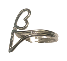 Load image into Gallery viewer, Sterling Silver Hearts ring available in size 14   (SS34)
