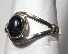 Load image into Gallery viewer, Charolite Sterling silver ring size 7    (ER28e )

