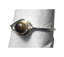 Load image into Gallery viewer, Tigers Eye Sterling silver ring size 14    (ER51f)
