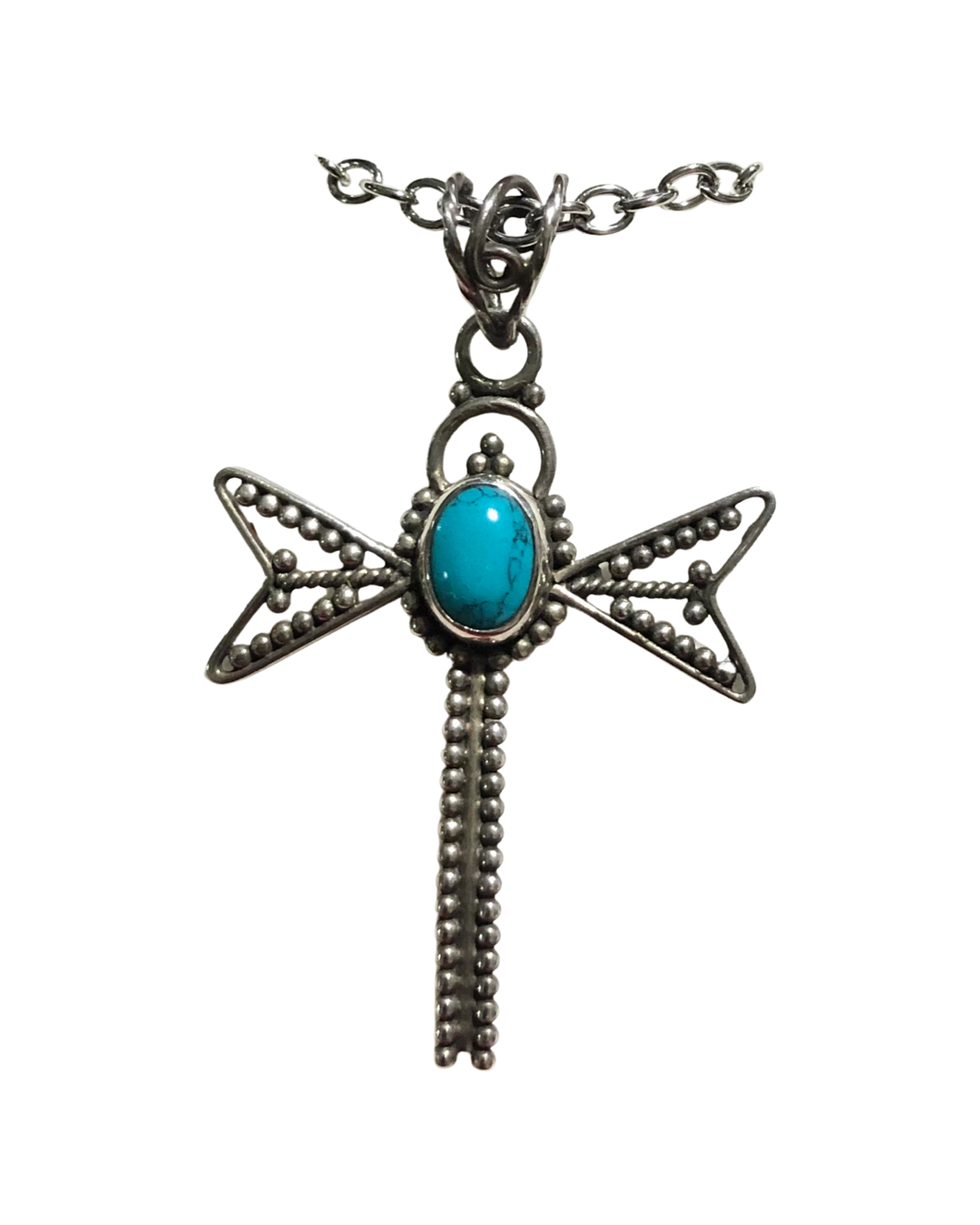 Turquoise Sterling Silver Pendant   (P200)