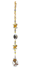 Load image into Gallery viewer, Tweety bird crystal suncatcher with citrine gemstones
