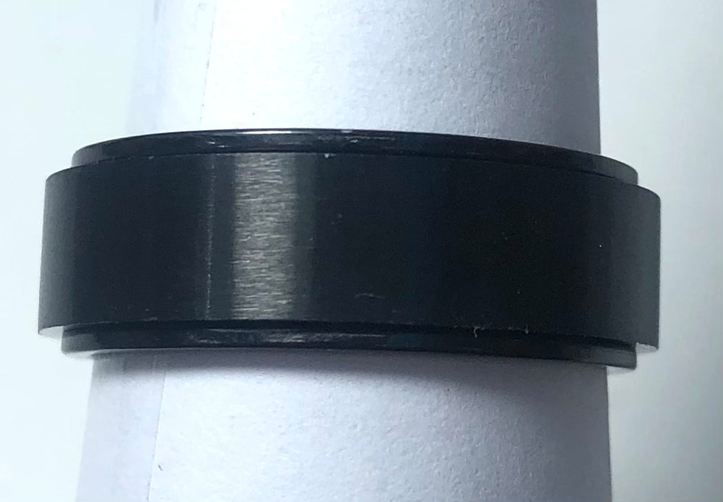 Fidget ring - black spinner   (FR41)