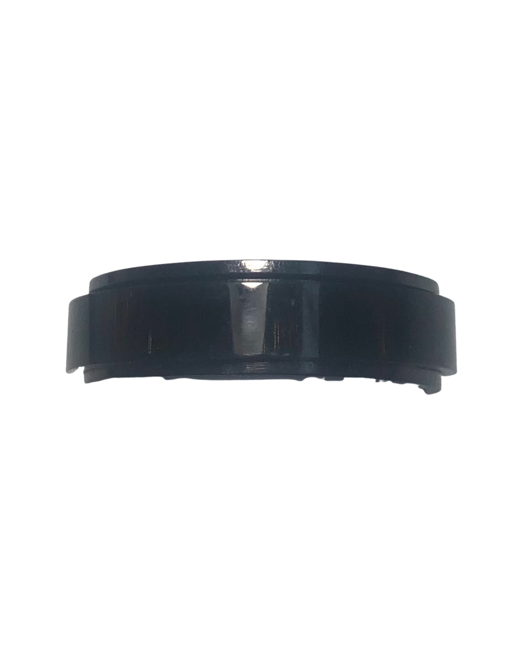 Fidget ring - black spinner.   (FR12)