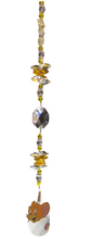 Load image into Gallery viewer, Tom &amp; Jerry - Jerry suncatcher with citrine gemstones
